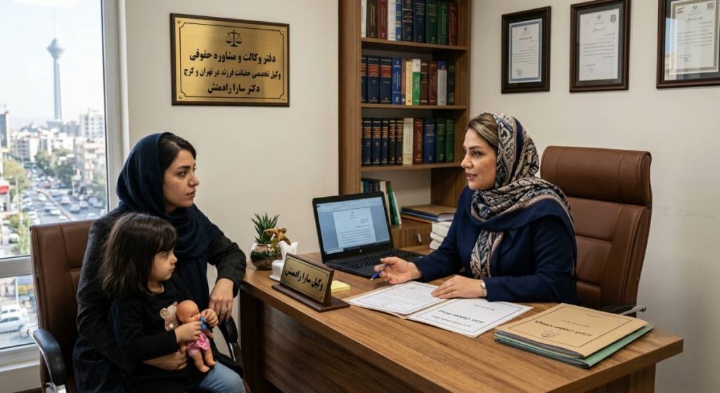 وکیل برای حضانت در تهران و کرج