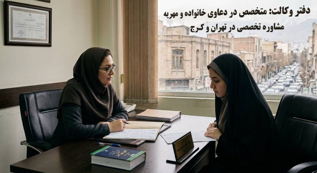 وکیل برای مهریه در تهران و کرج