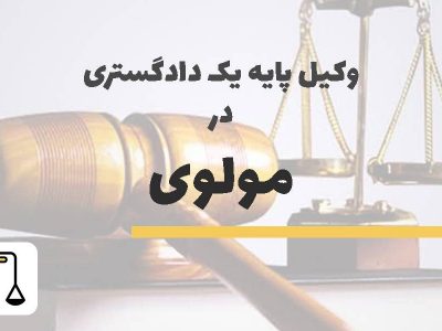 وکیل پایه یک دادگستری در مولوی